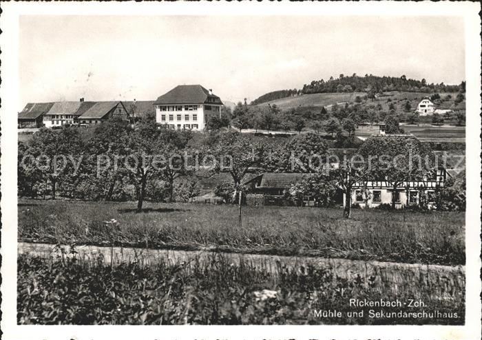 Rickenbach Winterthur Muehle Sekundarschulhaus