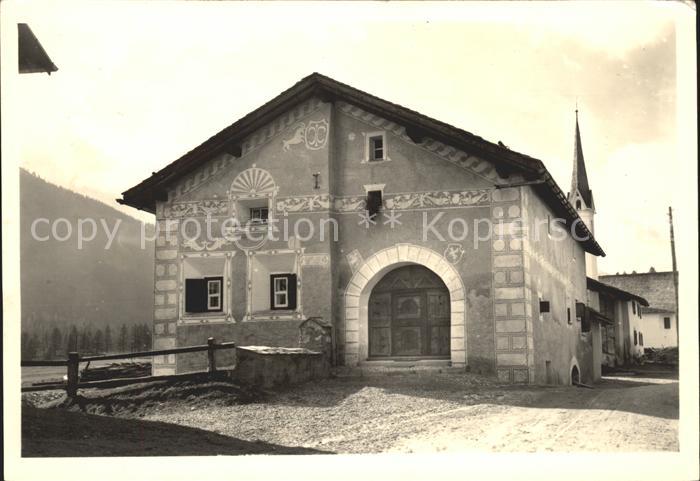 Engadin GR Haus Cinuscel