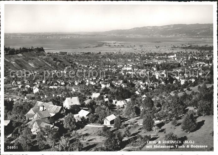 Thal Rheineck SG Steinernem Tisch Bodensee