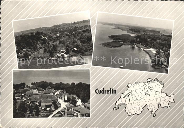 Cudrefin Fliegeraufnahme Teilansichten