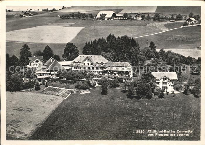 Emmental Emmenthal Region BE Fliegeraufnahme Ruettihubel-Bad