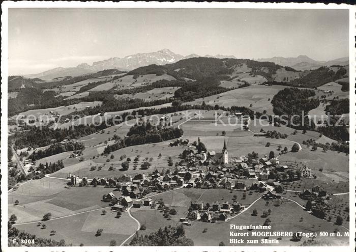 Mogelsberg Fliegeraufnahme Blick Saentis