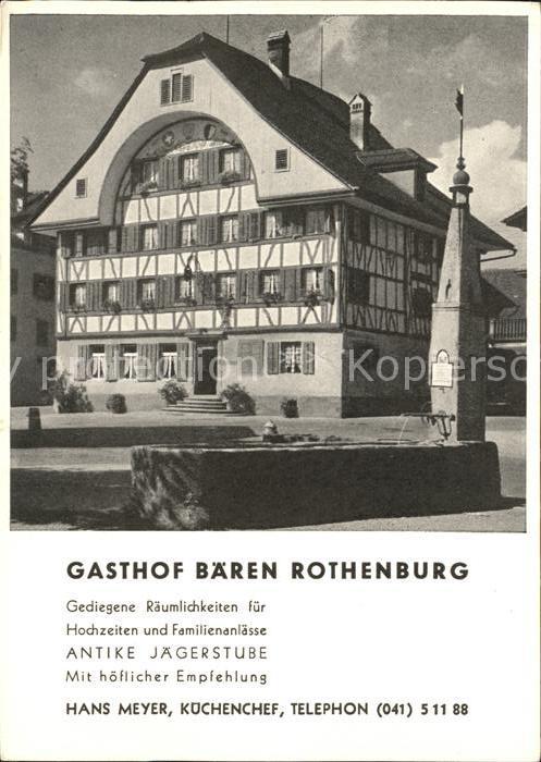 Rothenburg LU Gasthof Baeren