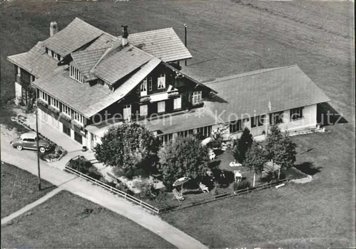 Lenk Simmental Hotel Waldrand Fliegeraufnahme