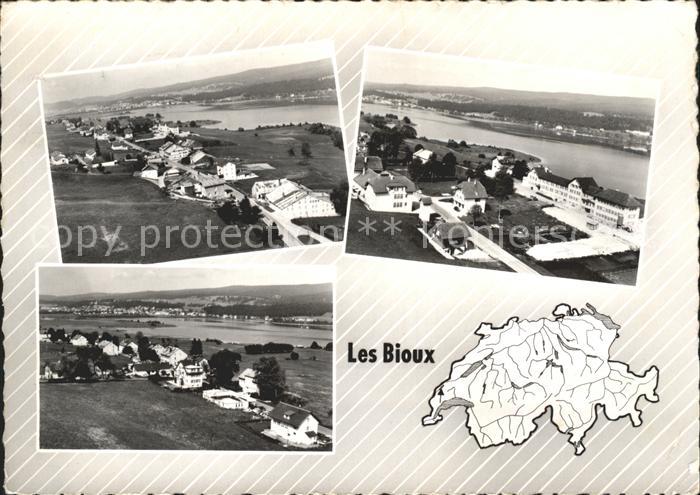 Les Bioux Fliegeraufnahme Teilansichten