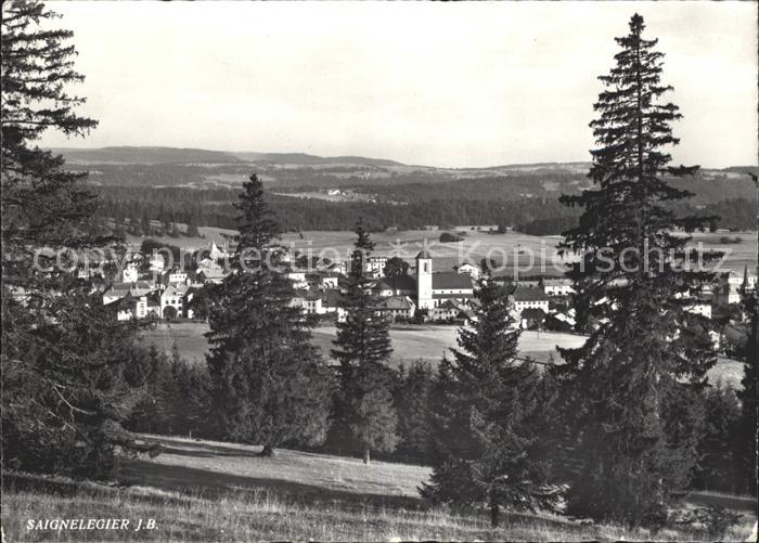 Saignelegier Hotel de la Gare Ortsansicht