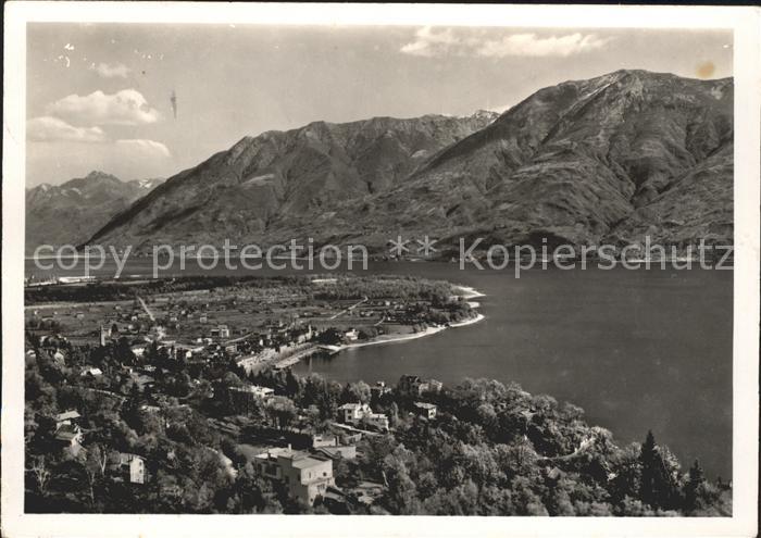 Ascona TI col Delta Ortsansicht