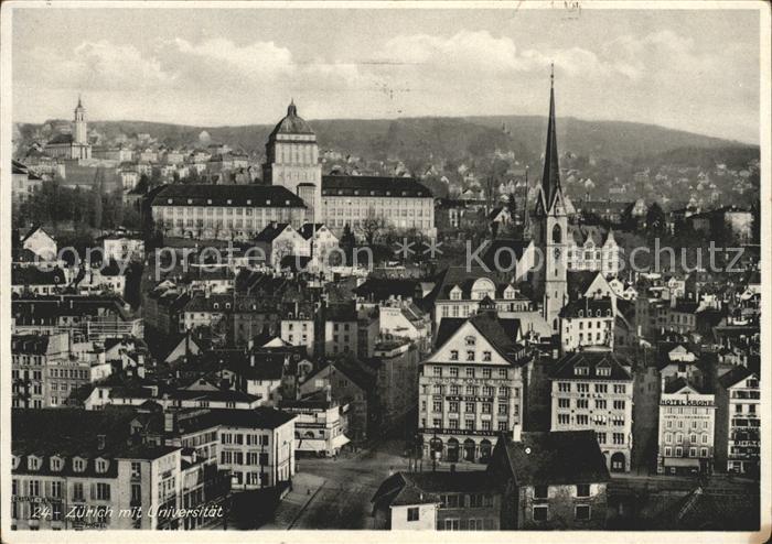 Zuerich ZH Universitaet Kirche