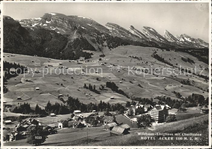 Lisighaus Wildhaus Churfirsten Hotel Acker