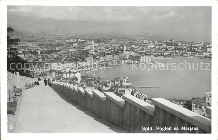 Split Spalato Pogled sa Marjana