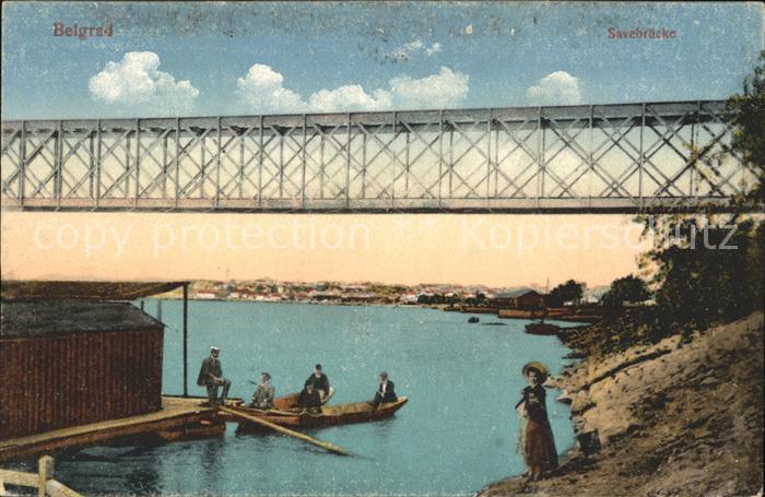 Beograd Belgrad Savebruecke