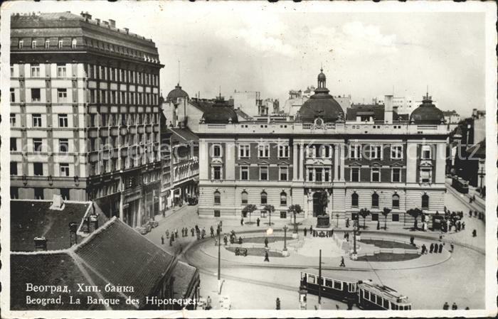 Beograd Belgrad Banque des Hipoteques Bank Gebäude Stra
