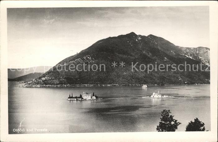 Perast Montenegro Otocici Inseln