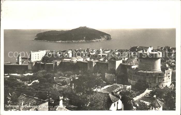 Dubrovnik Ragusa Panorama Festung Stadtmauer Insel