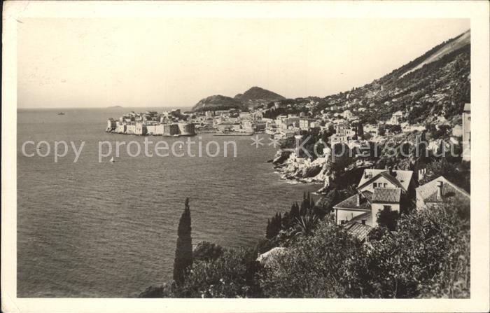 Dubrovnik Ragusa Panorama Kueste