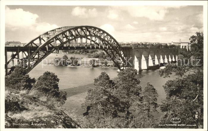Stockholm Arstabron Eisenbahnbrücke