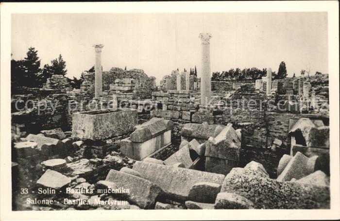 Solin Salona Basilica Martyrum Ruinen Antike