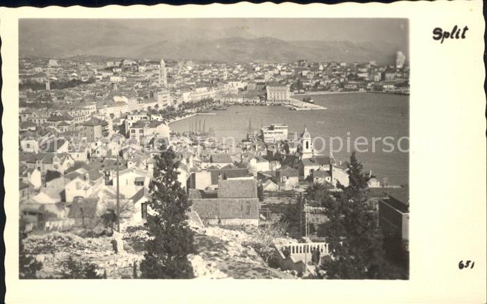 Split Spalato Blick ueber die Stadt