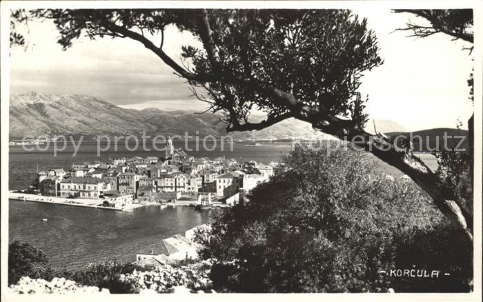 Korcula Blick auf die Halbinsel