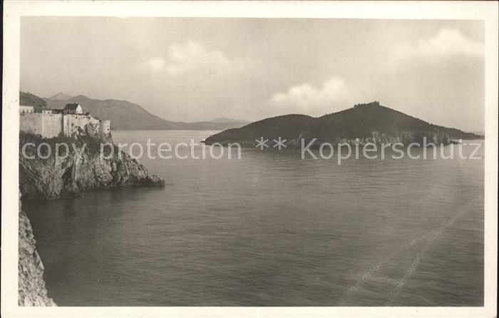 Dubrovnik Ragusa Panorama Insel Lokrum