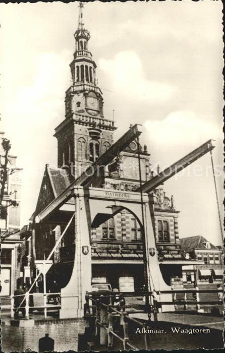 Alkmaar Waagtoren Zugbruecke