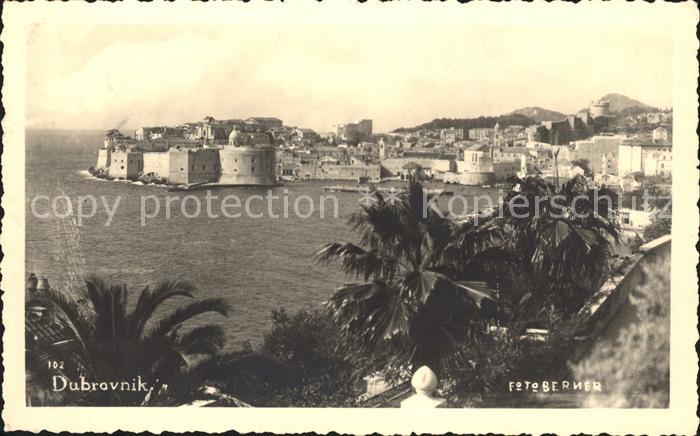 Dubrovnik Ragusa Blick zur Altstadt