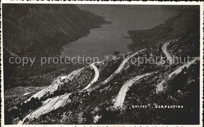 Kotor Montenegro Serpentine Lovcen Gebirge