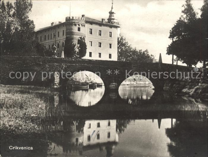 Crikvenica Kroatien Schloss Bruecke