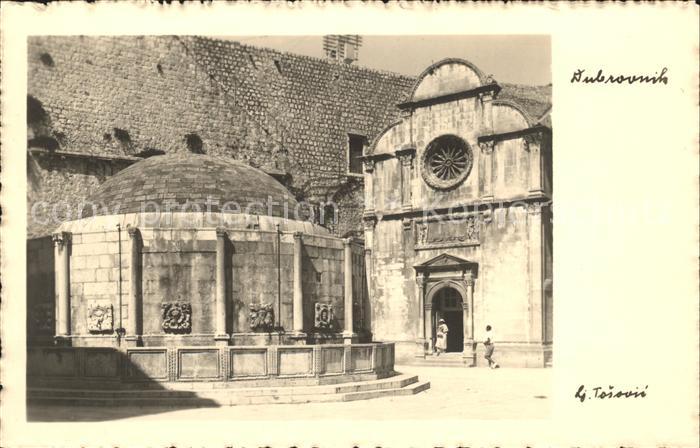 Dubrovnik Ragusa Gebaeude Altstadt
