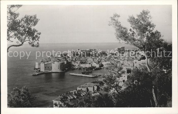 Dubrovnik Ragusa Blick auf die Altstadt Festung