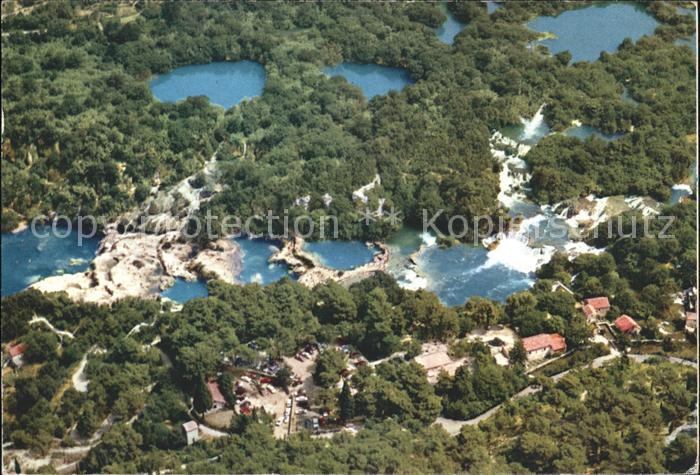 Korcula Skradinski Buk Nationalpark Fliegeraufnahme