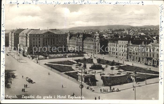 Zagreb Zapadni dio grada i Hotel Esplanade Pla