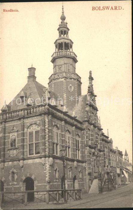 Bolsward Boalsert Raadhuis Rathaus