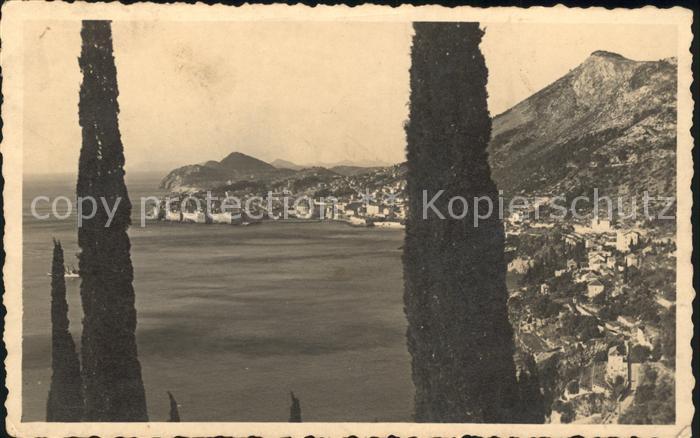 Dubrovnik Ragusa Panorama Kueste