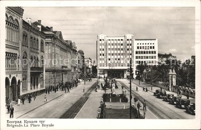 Belgrad Serbien La Place Royale