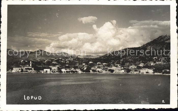 Lopud Dubrovnik Blick von der Insel