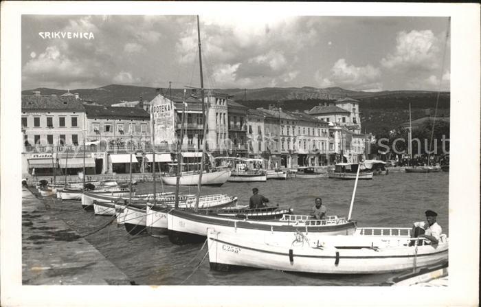 Crikvenica Kroatien Hafen Fischerboote