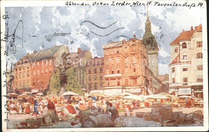 Brno Bruenn Marktplatz Künstlerkarte