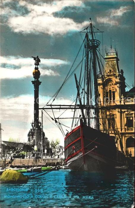 Barcelona Cataluna Monumento a Colon