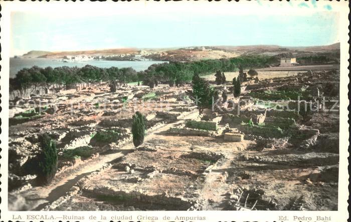 La Escala Costa Brava Ruinas de la ciudad Griega de Ampurias