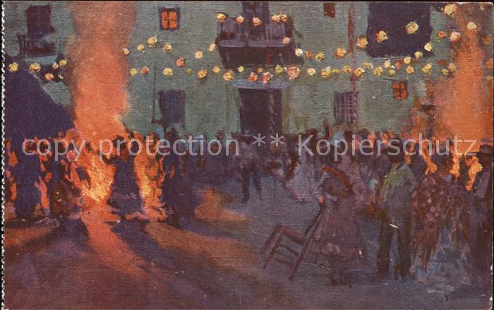 Barcelona Cataluna La verbena de San Juan