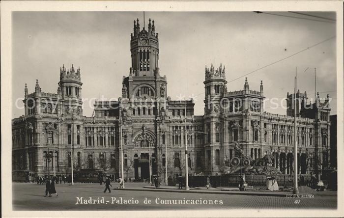 Madrid Spain Palacio de Comunicaciones