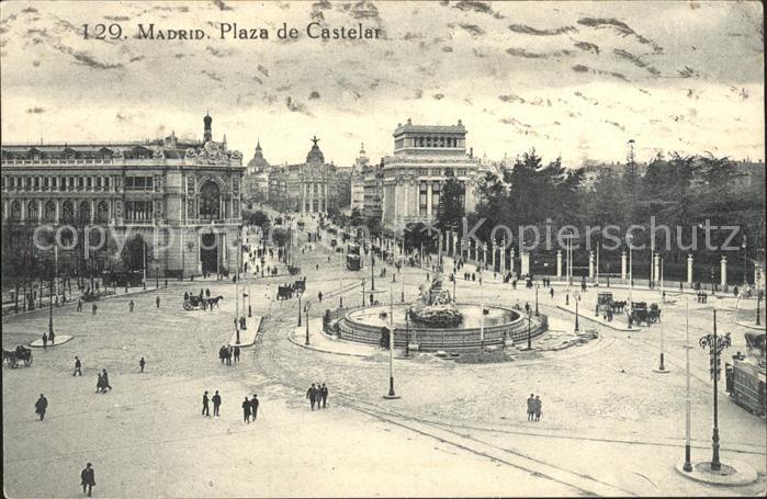 Madrid Spain Plaza de Castelar