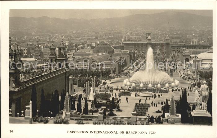 Barcelona Cataluna Exposicion internacional de Barcelona 1929