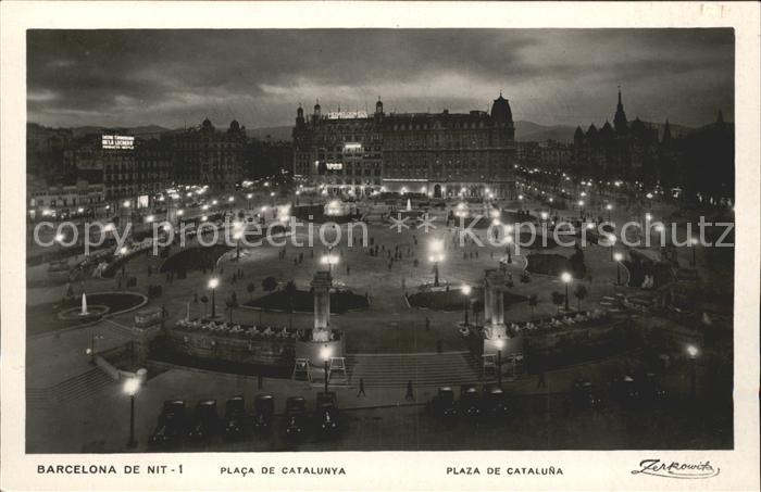 Barcelona Cataluna placa de Catalunya