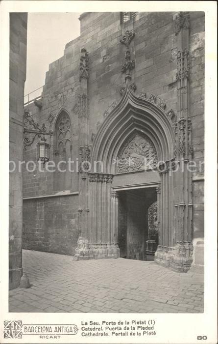 Barcelona Cataluna Barcelona antiga porta de la Pietat