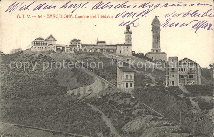 Barcelona Cataluna Cumbre del Tibidabo
