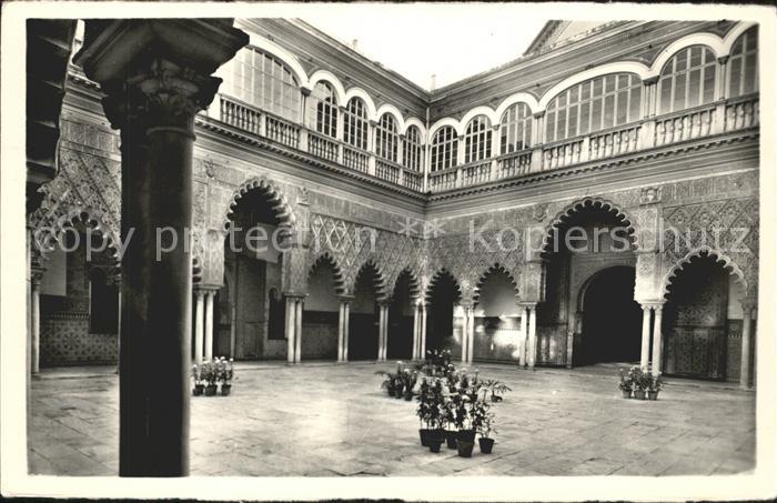 Sevilla Andalucia Reales Alcazares Patio de las Donceilas