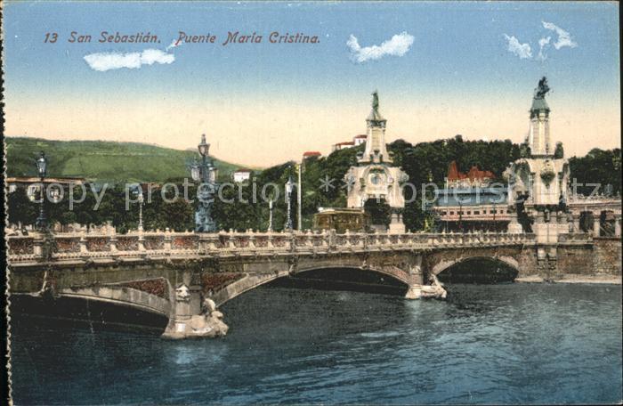 San Sebastian  Pais Vasco ES Puente Maria Cristina