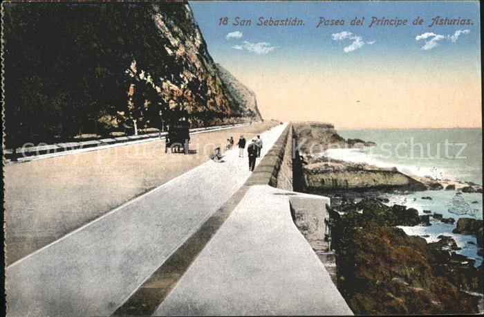 San Sebastian  Pais Vasco ES Paseo del principe de Asturias